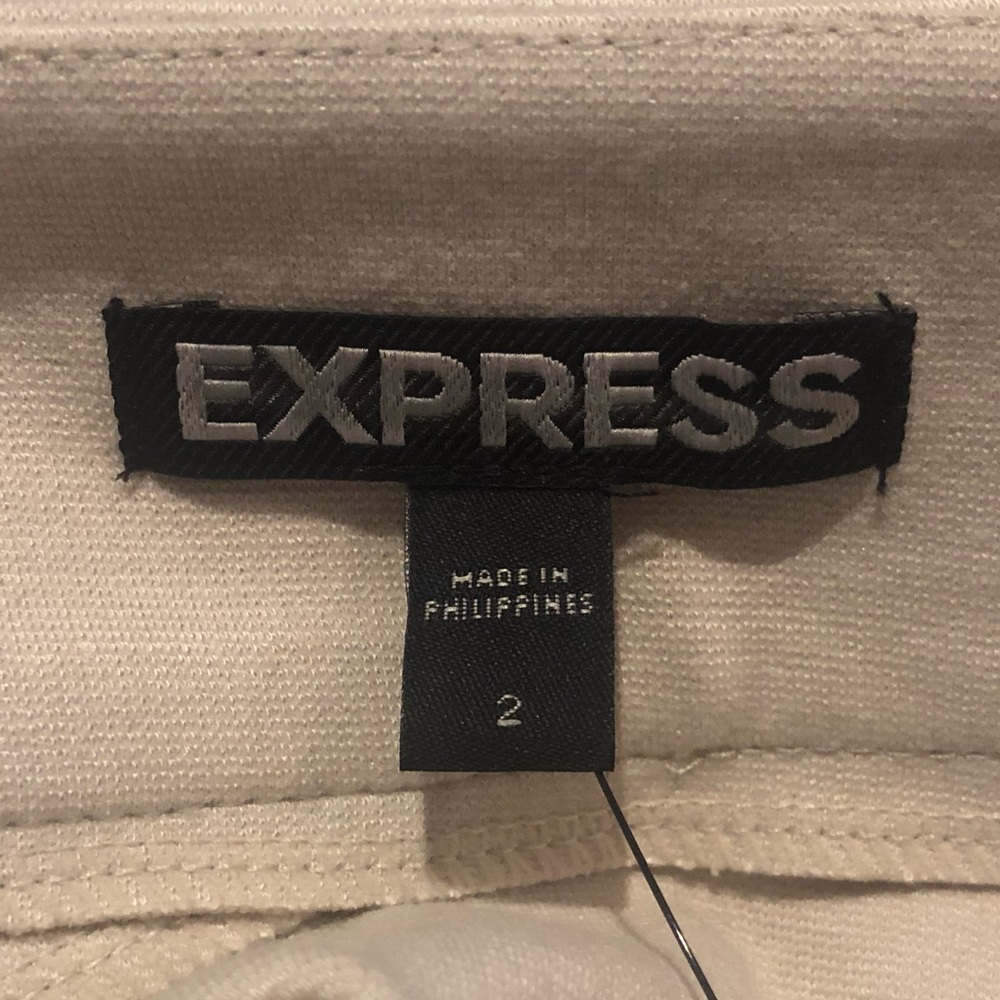 Brand new Express size 2 - tan mini skirt - Picture 5 of 7
